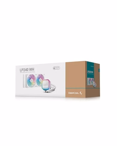 DeepCool LP240 arvutikorpus koos protsessori kõik-ühes vedelikjahutiga 12 cm valge 1 tk