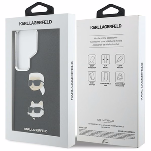 Karl Lagerfeld ümbris Saffiano Double Heads Metal Samsung Galaxy S26 Ultra must