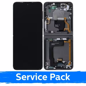 LCD ekraan ühilduv Samsung F721 Z Flip4 (INNER) raamiga / Grafiit / (Service Pack)