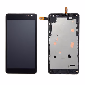 LCD ekraan Microsoft (Nokia) Lumia 535 puuteekraani ja raamiga must originaal 2S (kasutatud, klass A)