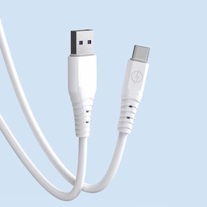 Кабель USB Dudao "TGL3L" белый Type-C 100cm (до 6A)