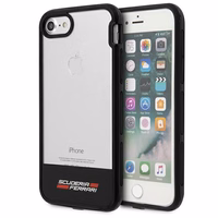 Ferrari Racing Shield Ümbris jaoks iPhone 7 / 8 / SE 2020 / SE 2022 - Semi-läbipaistev
