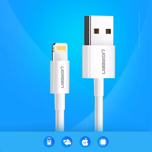 Ugreen US155 20728 USB-A / Lightning MFi 2.4A cable 1m - white