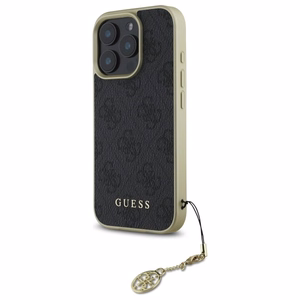 Guess 4G Charms Collection ümbris jaoks iPhone 16 Pro - must