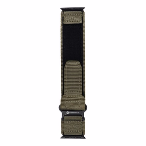 Strap to Apple Watch Forcell F-Design FA05 nylon hook-and-loop 42 / 44 / 45 / 49 mm green