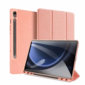 Dux Ducis Domo eco-leather ümbris with stand jaoks Samsung Tab S9 FE+ - roosa