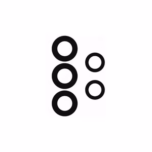 Rear Camera Lens Ühildub Samsung A536 A53 5G rear camera lens (5pcs)