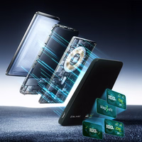 Blavec Akupank 5000mAh BJ-04 Ultra Slim 7,8mm - Type C - 22,5W magnetic Magsafe 3 in 1 (PBBJ04-MC5B) must glass