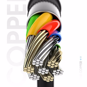 Dudao cable USB cable - USB Type C Super Fast Charge 1 m black (L5G-Black)