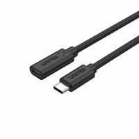 Unitek C14086BK-1.5M USB kaabel USB 3.2 Gen 2 USB C must 1.5m