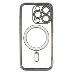 Metallic Magsafe Ümbris jaoks Iphone 16 Pro Hõbedane