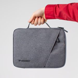 Wozinsky WTNP-11G 10-11" Laptop Bag with Retractable Handle - Gray