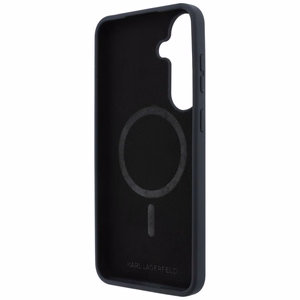 Karl Lagerfeld Silicone Karl&Choupette Heads MagSafe ümbris Samsung Galaxy S26 FE – must