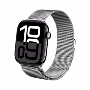 Crong Milano Steel roostevabast terasest rihm Apple Watch 44 / 45 / 46 / 49 mm kellale, hõbedane