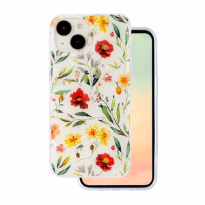 Glow Glam ümbris jaoks iPhone 11 valge