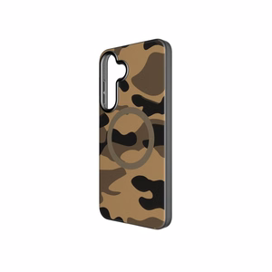 Ümbris jaoks Samsung S25 PLUS Forcell F-Protect Levels Dual Layer 4D technology compatible with Magsafe Military Drop-Test desert camo