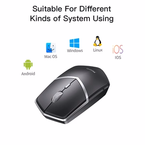 Yesido Computer mouse KB16 juhtmevaba must