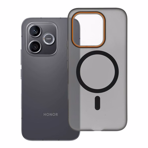Чехол Honor 600 LITE Go Orange совместимый с MagSafe черный