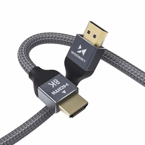 Wozinsky HDMI 2.1 Kaabel 8K 60 Hz 48 Gbps / 4K 120 Hz / 2K 144 Hz 2 m Hõbedane (WHDMI-20)