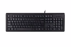 Клавиатура A4Tech KR-92 универсальная USB QWERTY английская чёрный