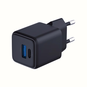 Must 3mk Hyper GaN võrgulaadija, 20 W, QC4+/PD/PPS, USB 1A1C, EL