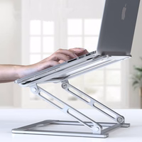 Tech-Protect ULS400 universal foldable alus jaoks laptops up to 17" - hõbedane