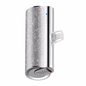 Powerbank Veger PlugOn (W0573P) PD QC3.0 2,4A 12W 5000 mAh with a built-in connector Lightning hõbedane