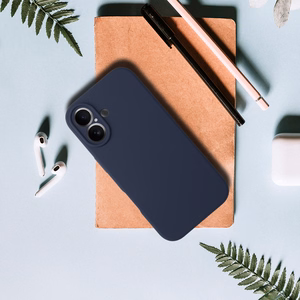 Силиконовый чехол Lite для iPhone 17 тёмно-синий