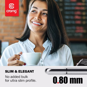 Crong Crystal Slim ümbris seadmele Xiaomi Mi Note 10 / Mi Note 10 Pro, läbipaistev