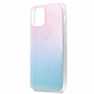 Guess GUHCP12S3D4GGBP iPhone 12 mini 5.4" siniroosa/sinine&roosa kõvakott 4G 3D mustriga kollektsioon