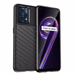 Thunder Case Paindlik soomustatud kate Realme 9 Pro + (9 Pro Plus) must
