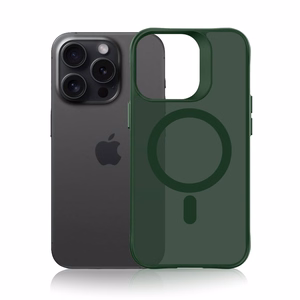 3mk Smoke MagCase для iPhone 16 Pro Max зелёно-полупрозрачный