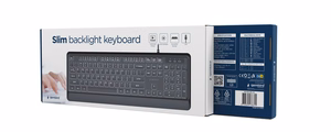 GEMBIRD KB-UML-04 multimeedia klaviatuur USB, ENG, must