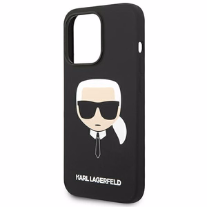 Karl Lagerfeld silikoonist Karl's Head ümbris iPhone 14 Pro Max must