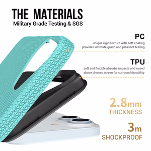Perfectionists Triangle Mag Ümbris iPhone 15 roheline