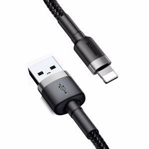 Baseus Cafule USB – Lightning kaabel 2A, 3 m, must/hall