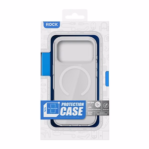 Rock Crystal Shield Series Magnetic Ümbris jaoks Iphone 17 Pro läbipaistev