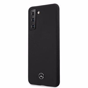 Mercedes Silicone Line чехол для Samsung Galaxy S21 - чёрный