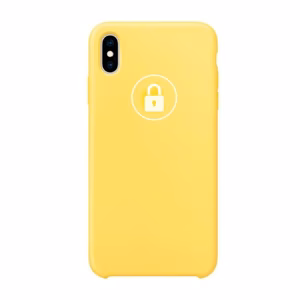 Phone Ümbris "Silicone Ümbris" jaoks Apple iPhone Xs Max / Canary Kollane / in package