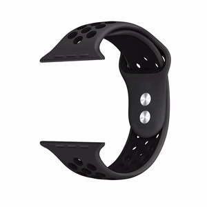 Crong Duo Sport rihm Apple Watch 44 / 45 / 46 / 49 mm kellale, hall ja must
