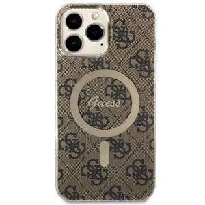 Guess GUHMP13XH4STW iPhone 13 Pro Max 6.7" коричневый/коричневый hardcase 4G MagSafe