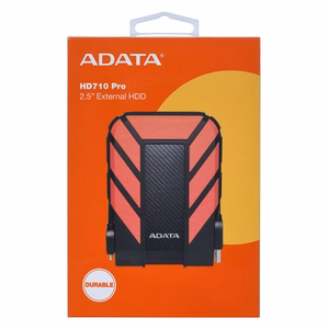 ADATA HD710 Pro external hard drive 1000 GB must, punane