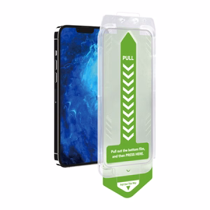 9H закалённое стекло с монтажной рамкой для iPhone 14 Pro Max Wozinsky Premium Glass - чёрное