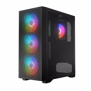 Logic DART PRO ARGB MIDI USB-C PC Case Black