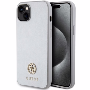 Guess GUHCP15MPS4DGPS iPhone 15 Plus 6.7" hõbedane/hõbedane hardcase Strass Metal Logo