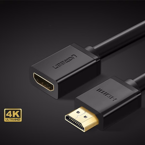 Ugreen HD107 10141 HDMI (isane) - HDMI (emane) 4K kaabel 1m - must