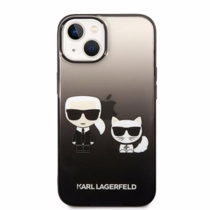 Karl Lagerfeld KLHCP14STGKCK iPhone 14 6,1 "hardcase must / must Gradient Ikonik Karl & Choupette