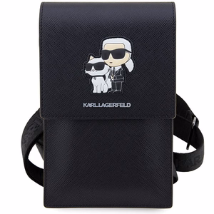 Karl Lagerfeld сумка KLWBSAKCPMK чёрный/чёрный Saffiano Karl & Choupette