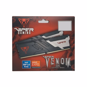 Patriot Viper Venom AMD DDR5 muutmälu, 32 GB (2 × 16 GB), 6000 MHz, CL28, EXPO, VV532G60C28AK