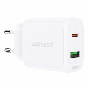 Acefast wall Laadija USB Type C / USB 20W, PPS, PD, QC 3.0, AFC, FCP valge (A25 valge)